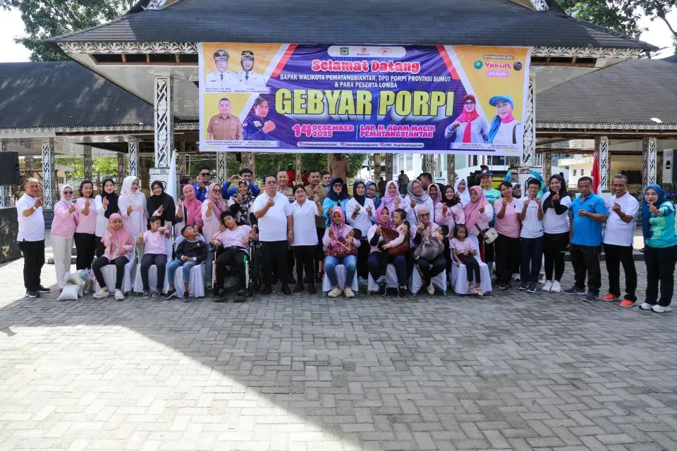 Wali Kota Pematangsiantar Hadiri Gebyar PORPI 2025